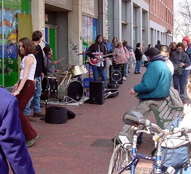 people playing music