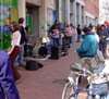 people playing music