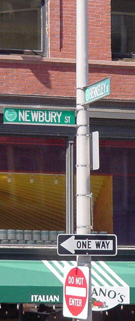 street signs