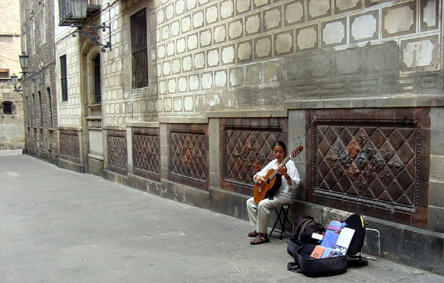 woman with guitar